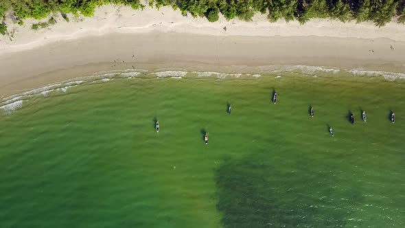 Naiyang beach seeing from above.Phuket, Thailand.