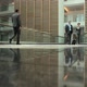 Businesspeople on walkway in office building - VideoHive Item for Sale