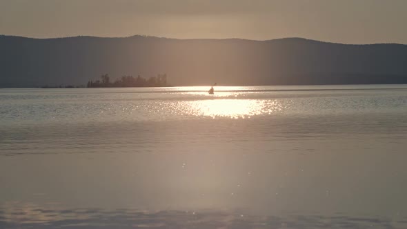 Kayaking at Sunset