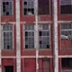 Brick Facade of an Abandoned Old Industrial Building with Broken Windows - VideoHive Item for Sale