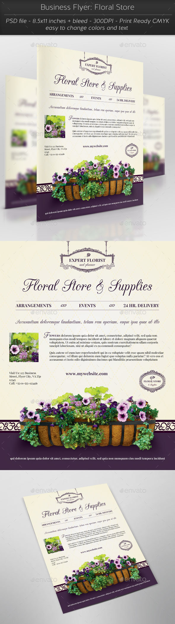 Business Flyer: Floral Store