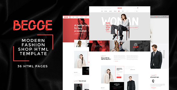 Begge - Modern Fashion Shop HTML Template