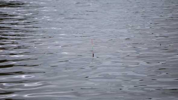 Fishing the Float Bobs on the Waves