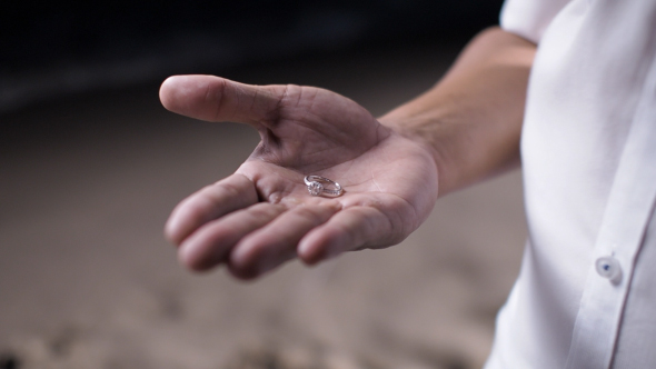 Wedding Ring on His Hand