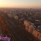 Aerial View Of Bucharest City Center At Dusk 3 - VideoHive Item for Sale