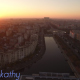 Aerial View Of Bucharest City Center At Dusk 12 - VideoHive Item for Sale