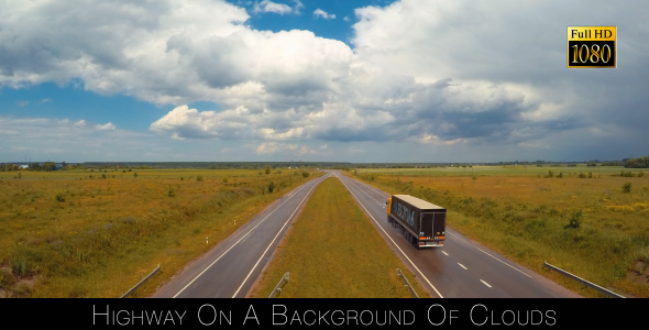 Highway On A Background Of Clouds 5 alt