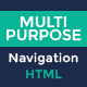 Multipurpose Navigation Menu - CodeCanyon Item for Sale