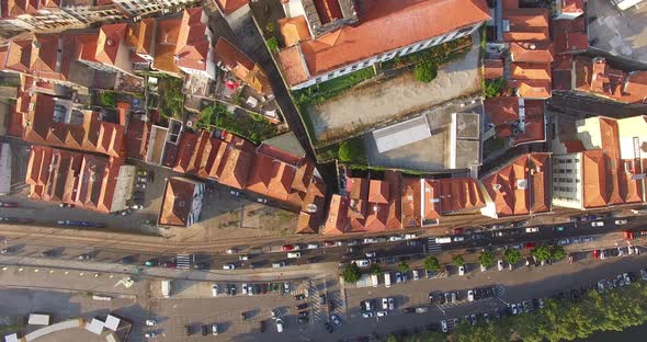 Top View Over the Porto's UNESCO-designated Historical City. alt