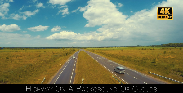Highway On A Background Of Clouds 6 alt