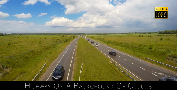 Highway On A Background Of Clouds 8 alt