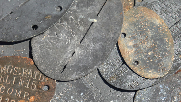 World War I German Army ID Tags alt