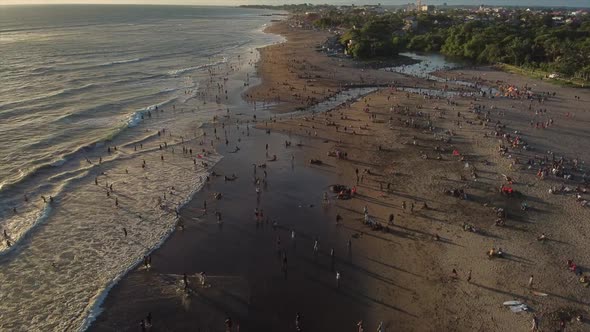 Ocean and Beach Always Attract Lots of People