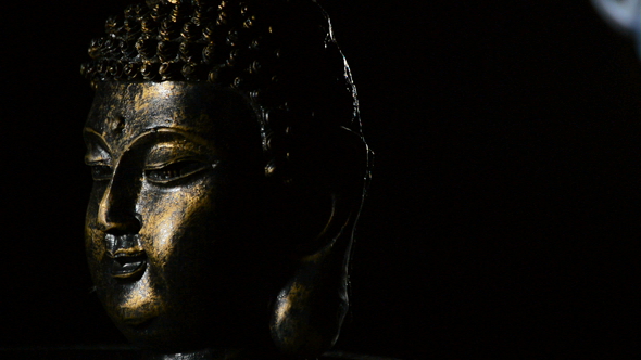 Buddha Face in Rotation