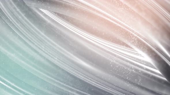 Abstract white wave satin loop background