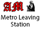 Metro Train Leaving Station