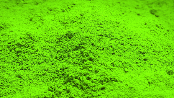 Green Powder Rotating