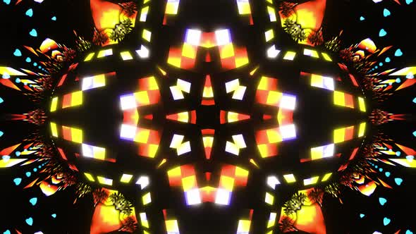 Vj Loop Disco Ball Neon Kaleidoscope