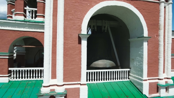 Orthodox Christian Monastery. Aerial View alt