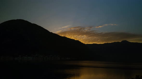 Beautiful Time Lapse of Morning Sunrise on a Serene Morning on the Bay