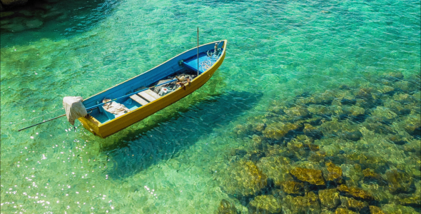 Boat On Clear Sea
