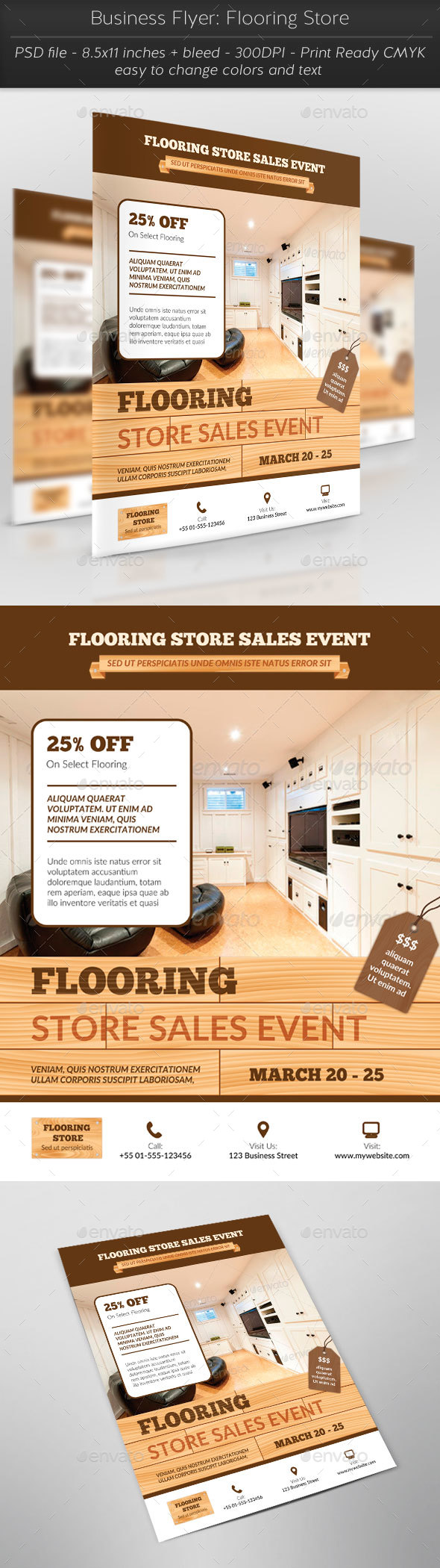 Business Flyer: Flooring Store