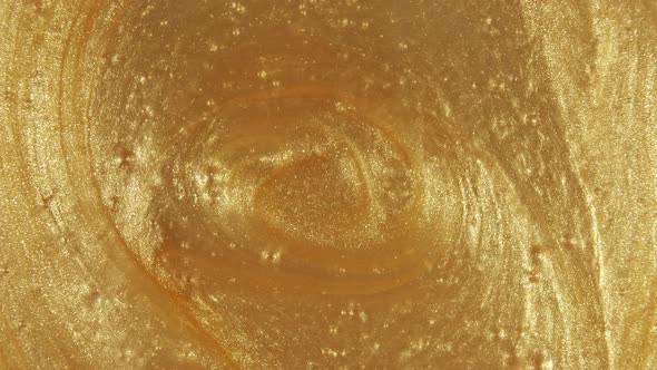 Liquid Metallic Gold Background Texture