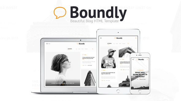 Boundly - Beautiful Blog HTML Template