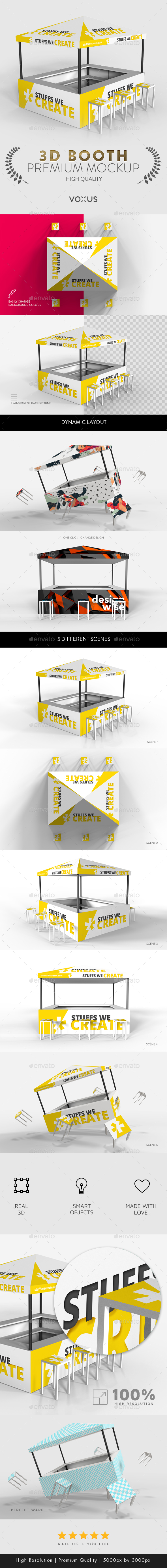 Exhibition | Event - Booth Mockup