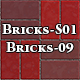 Hi-Res Texture Bricks-09 of Brick Textures - S01 - 3DOcean Item for Sale