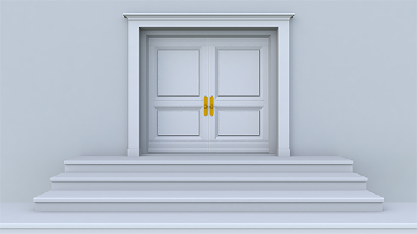 White Door Opening 2