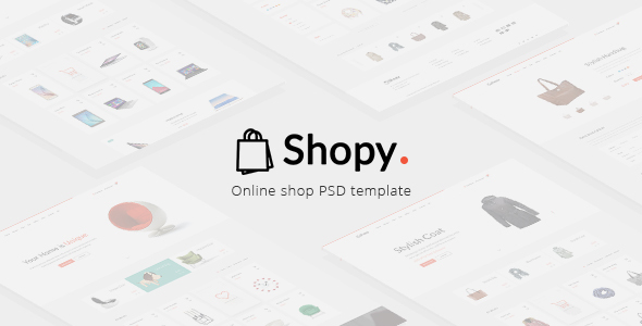 Shopy - Online Shop PSD Template