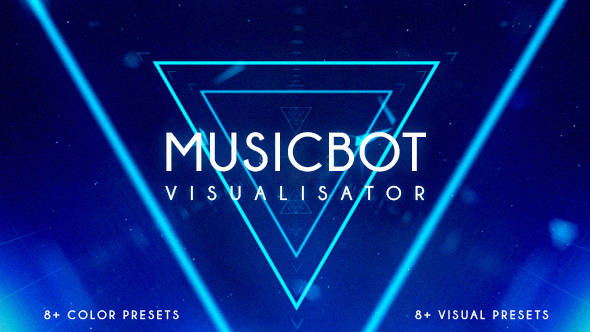 Musicbot Visualisator and Audio React Background Creator