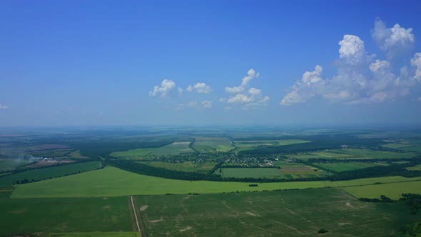 Aerial View Nature Of The Ukrainian Lands