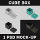Open Cube Box Mock-up - GraphicRiver Item for Sale
