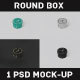 Round Box Mock-up - GraphicRiver Item for Sale