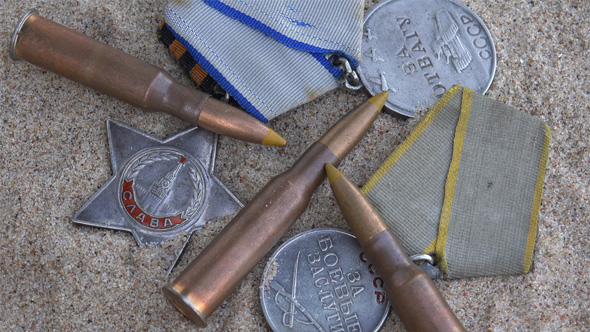 WW 2 Red Army Order and Medal alt