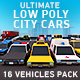 Ultimate Low Poly City Cars Pack - 3DOcean Item for Sale