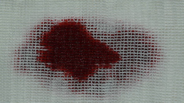 Blood In Gauze 2