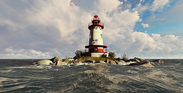 Lighthouse in the Sea alt