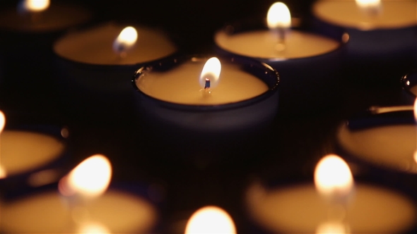 Candles In The Dark Exhibited By The Heart