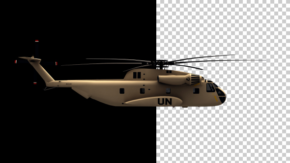 United Nations Helicopter - Sikorsky