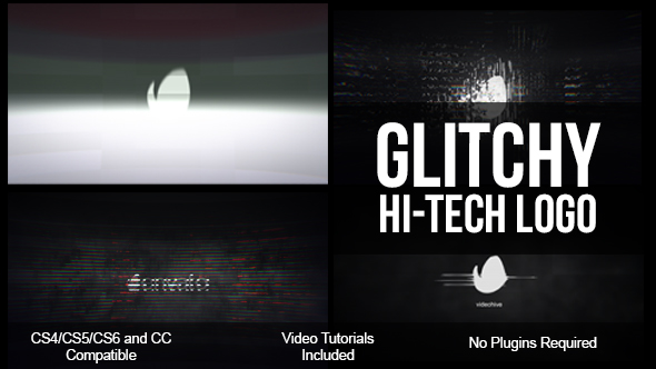 Hi-Tech Glitchy Logo