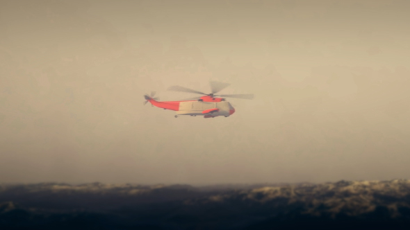 Coast Guard - Resque Helicopter - Heavy Weather