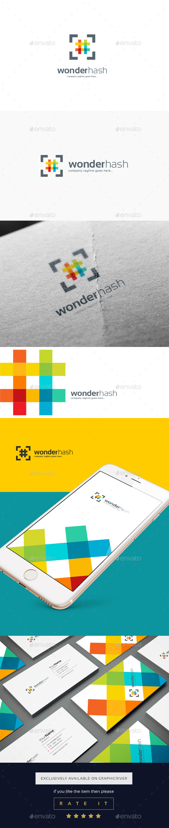 WonderHash Logo Template