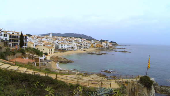 Aerial Drone Fishing Village