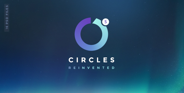 Circles 5 | Mutil-Concept Creative PSD Template
