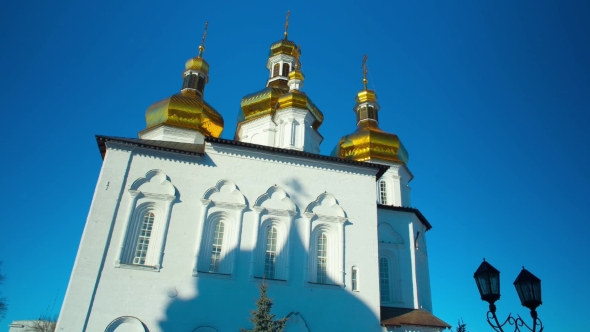 Church, Monastery In Siberia