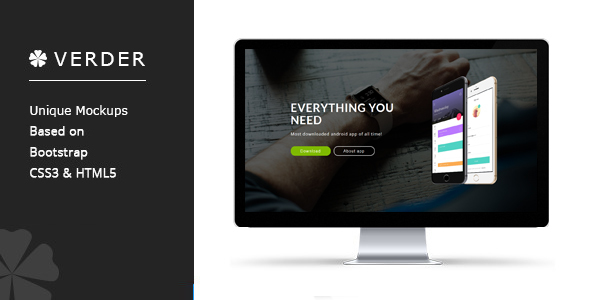 Verder - Responsive App Landing Page