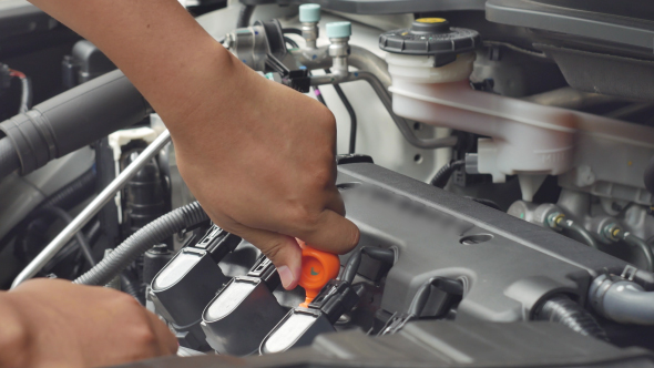 Checking Car Engine alt